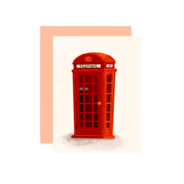 London Phone Booth Card