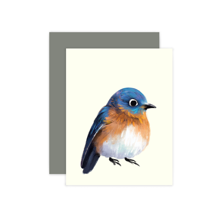 Lazuli Bunting Bird Card