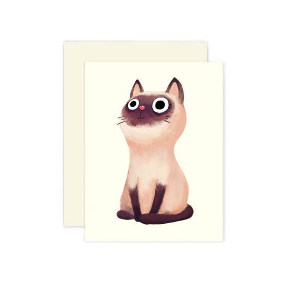 Siamese Cat Card