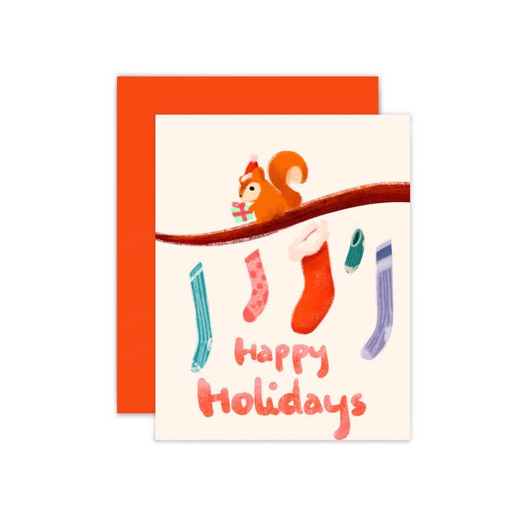 Squirrel Socks Cards