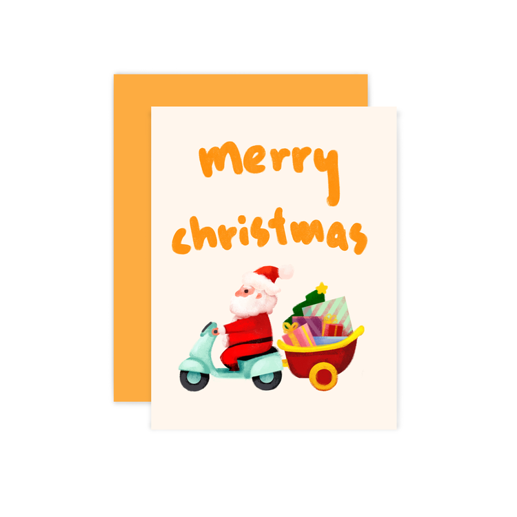 Santa Gifts Urban Sleigh Card