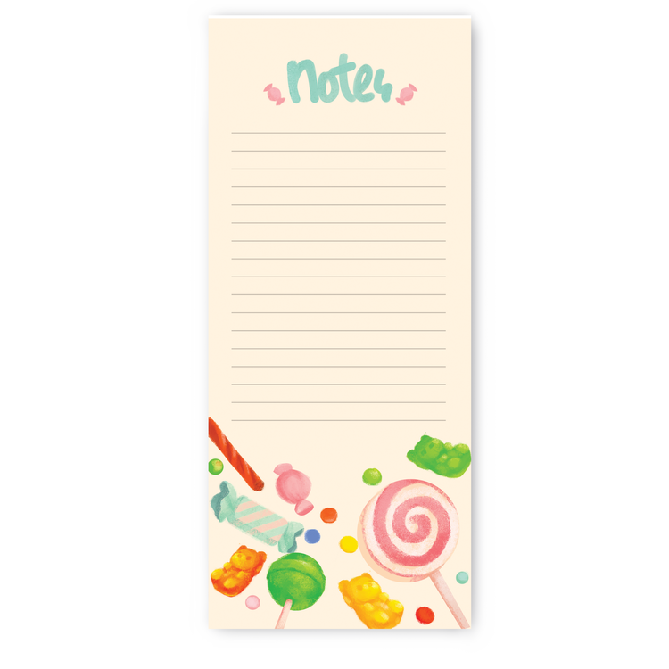 Candy Lined Notepad