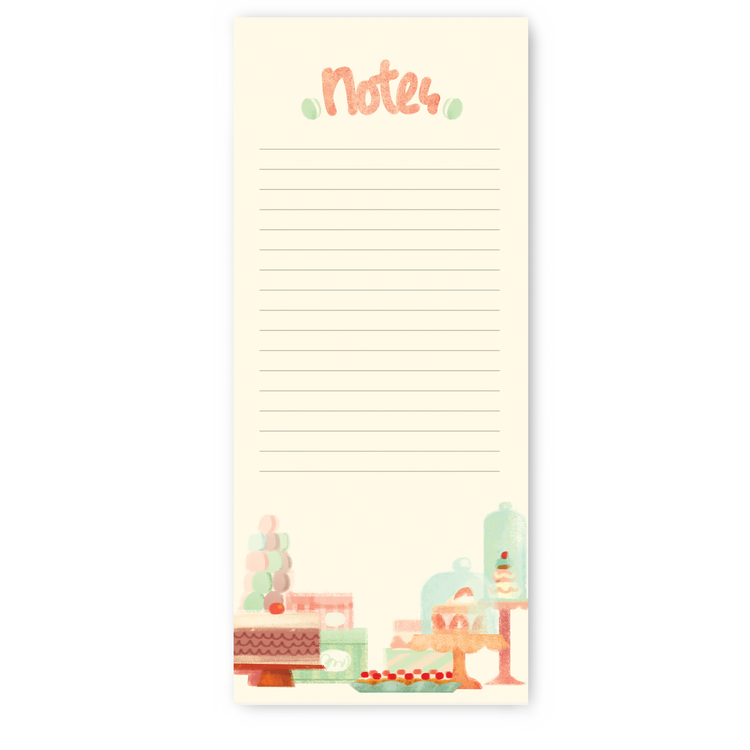 Cake Lined Notepad