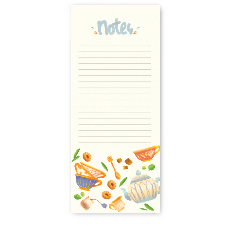 Tea Time Lined Notepad