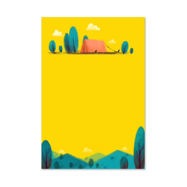 Camping Summer Notepad