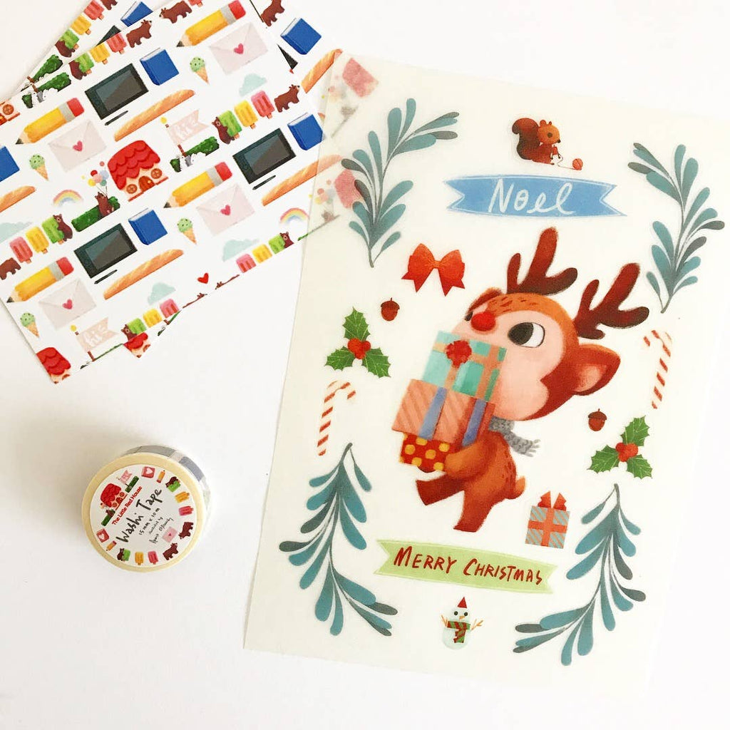 Reindeer Washi Stickers