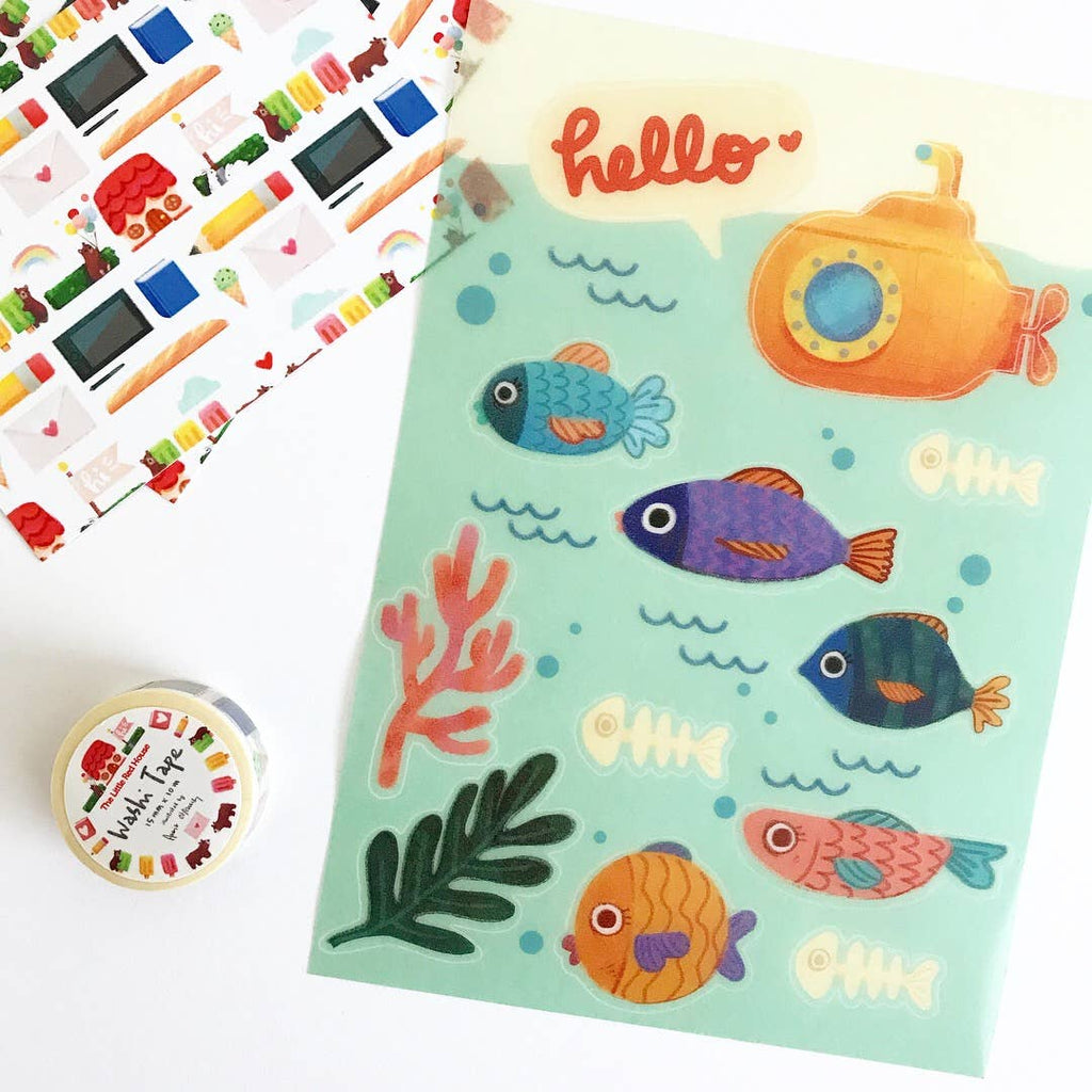 Fishes Washi Stickers