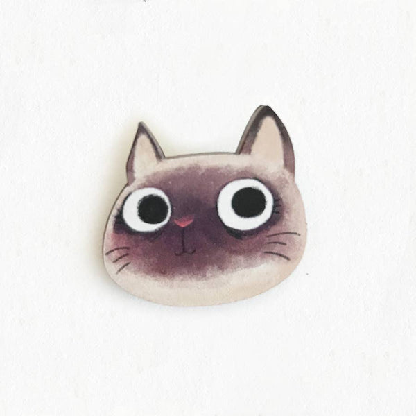 Siamese Wooden Pin