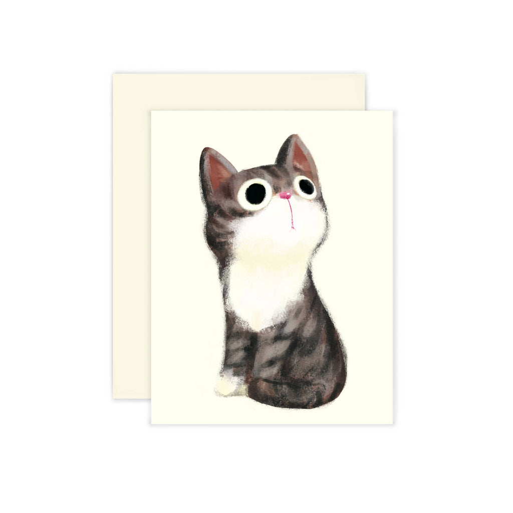 Tabby Cat Card