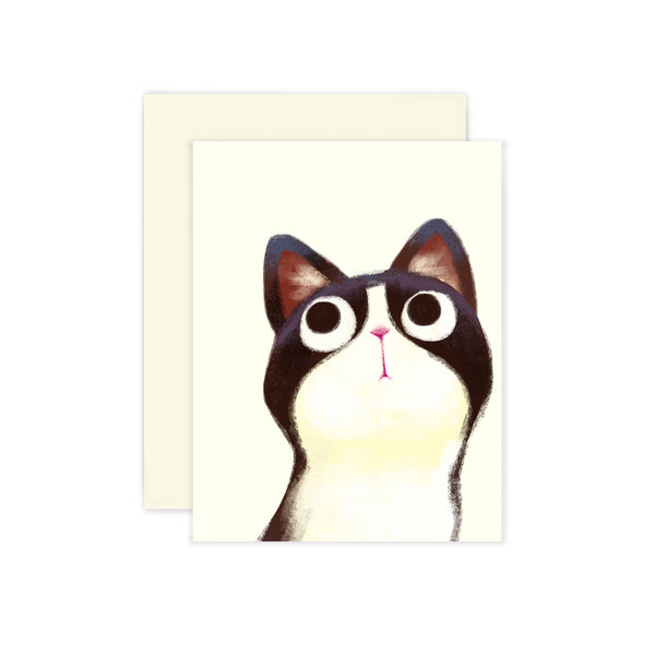 Tuxedo Cat Card