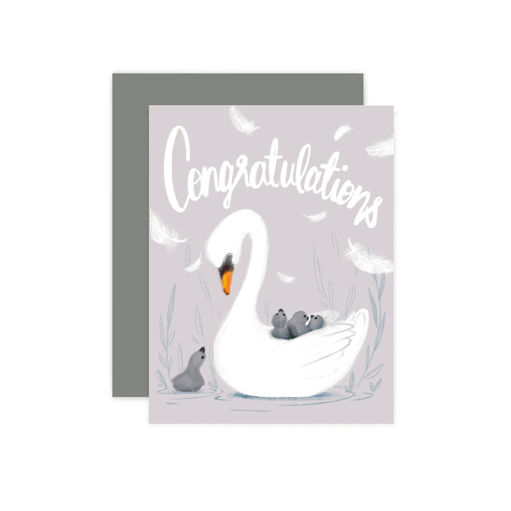 Swan Congrats Card