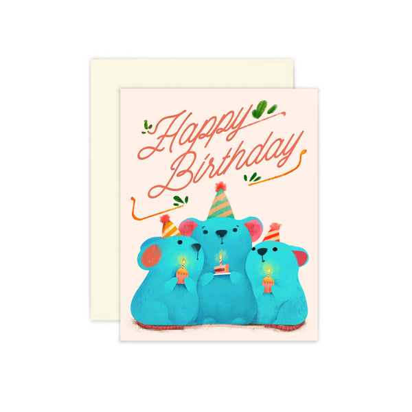 Mouse Birthday Card