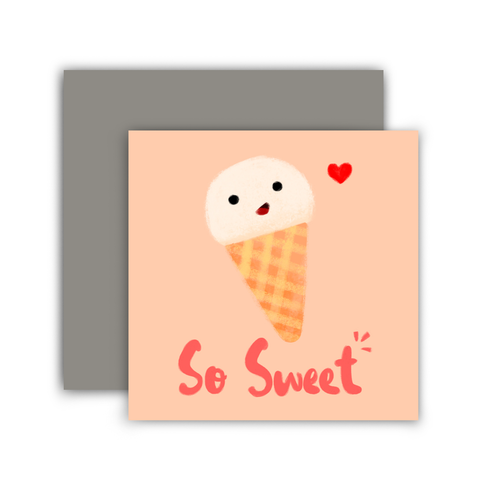 So Sweet Ice Cream Mini Card