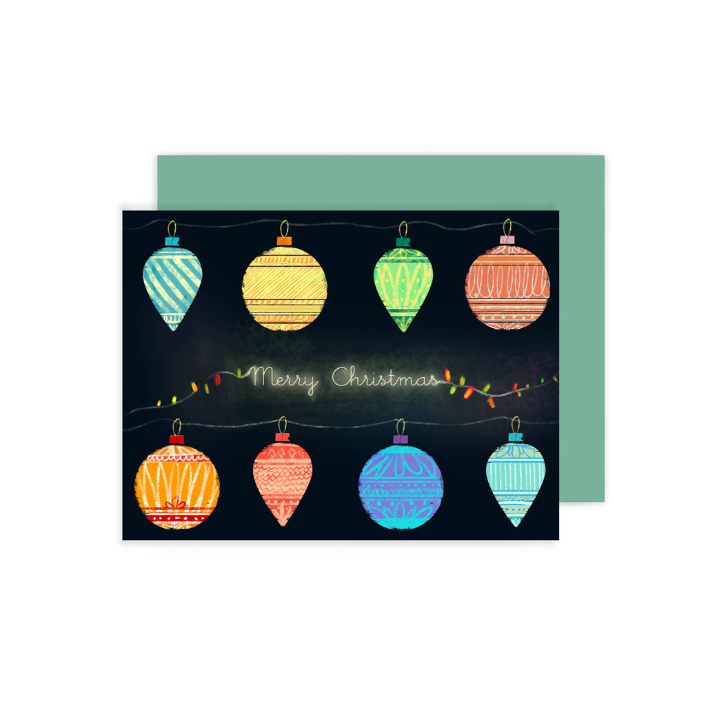 Christmas Ornaments Card