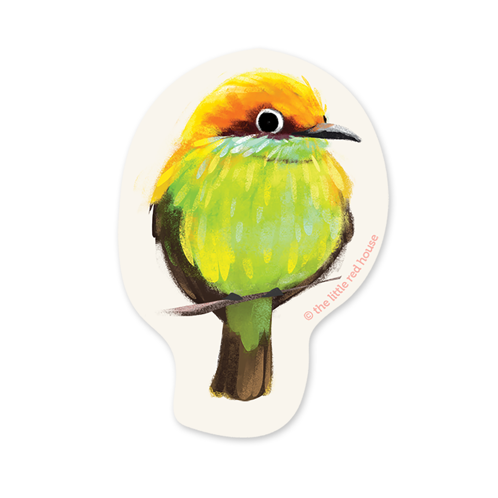 Green Bee Eater Bird Vinyl Sticker