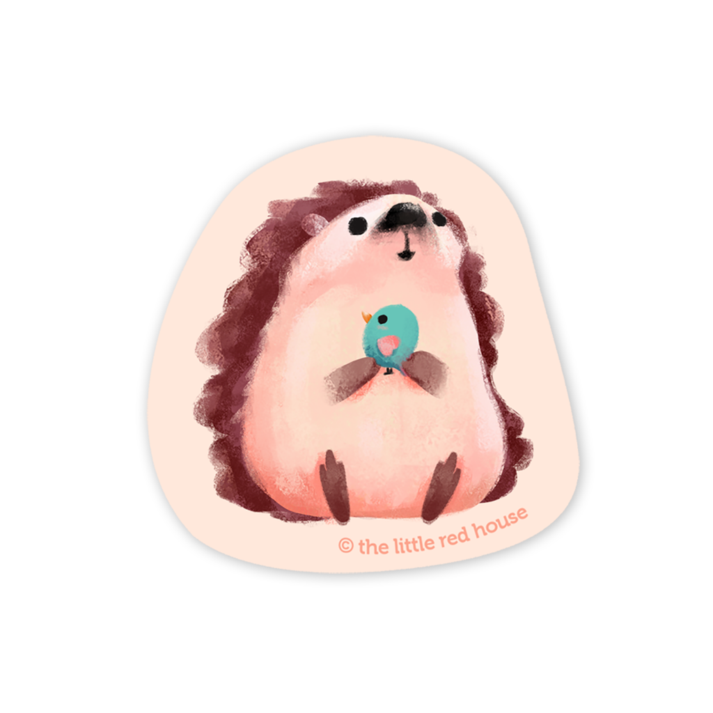 Hedgehog Vinyl Sticker