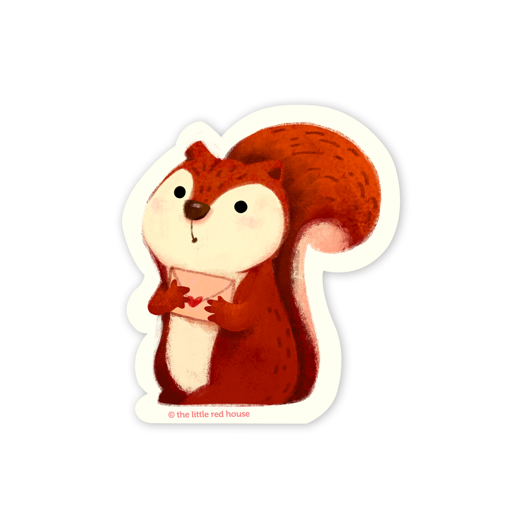 Squirrel Vinyl Sticker