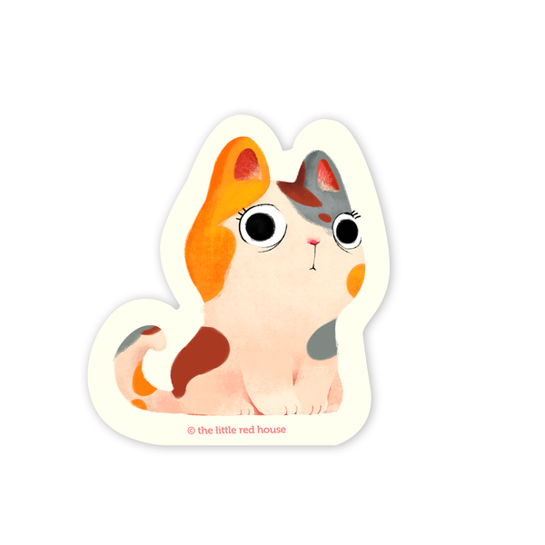 Calico Cat Vinyl Sticker