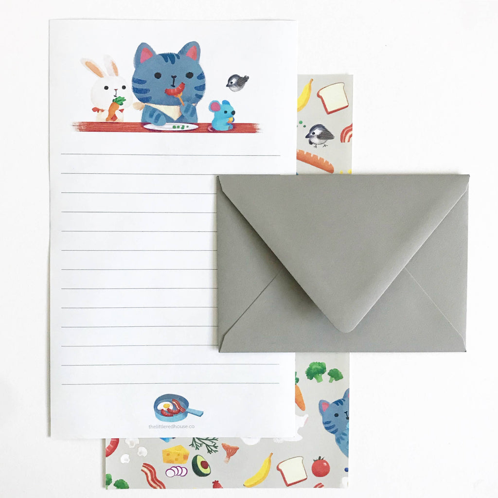 Breakfast Animal Letter Set