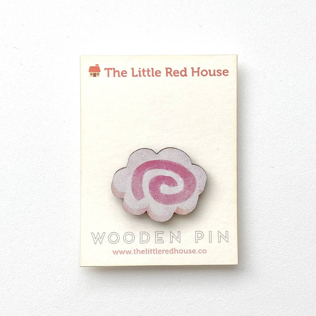 Fish Cake Wooden Pin