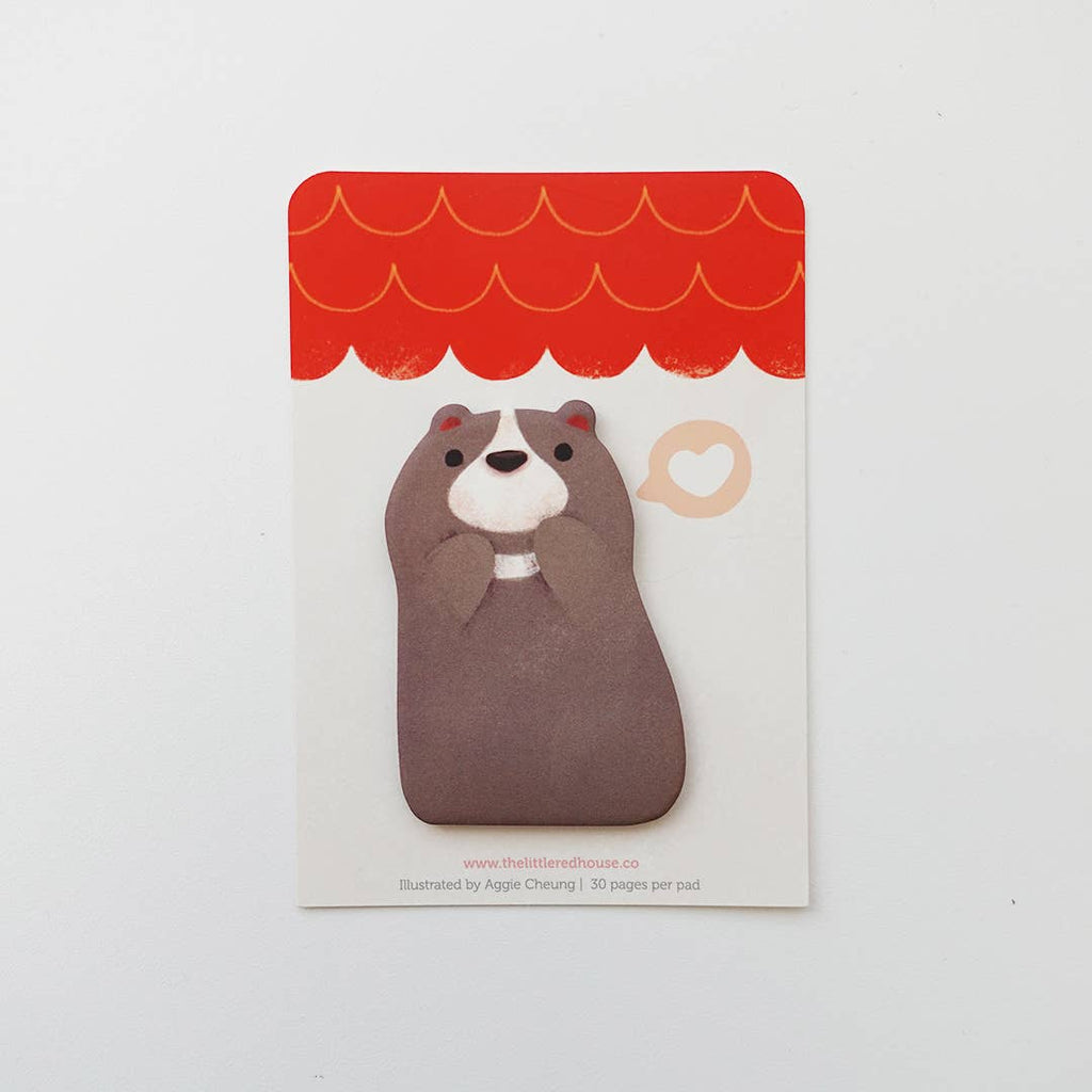 Moon Bear Die Cut Sticky Note