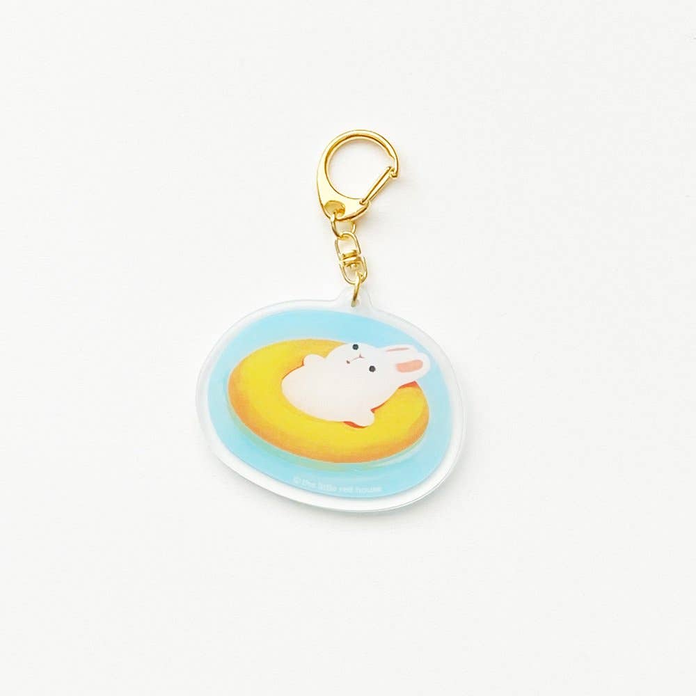 Chill Bunny Acrylic Keychain