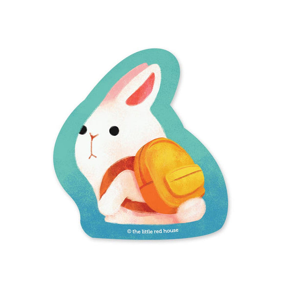 Backpack Bunny Vinyl Sticker