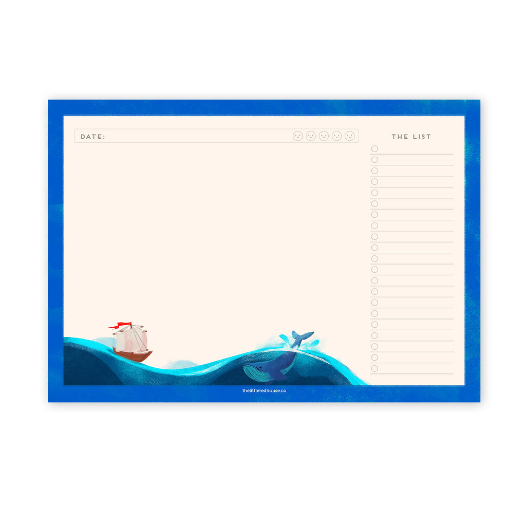 Ocean Theme Planner Notepad