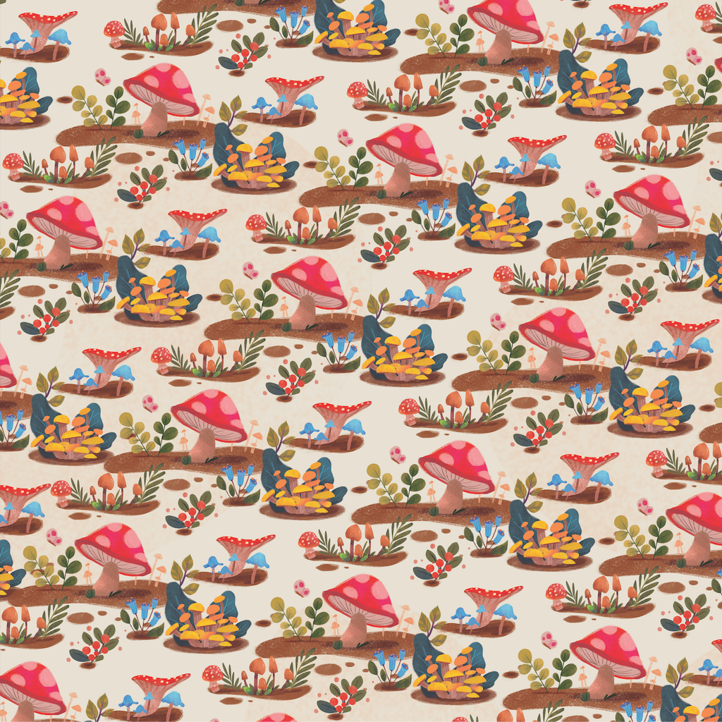 Mushrooms Wrapping Paper