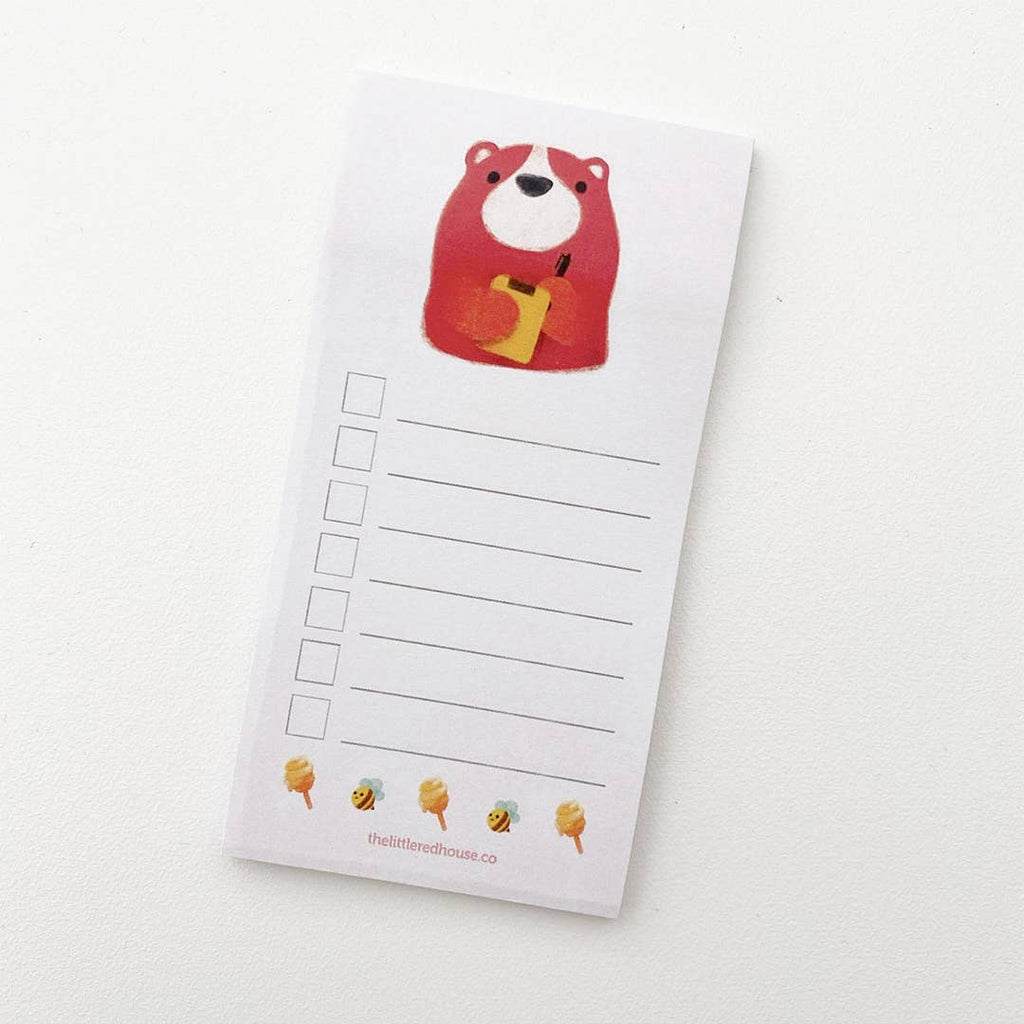 Bear Checklist Sticky Note