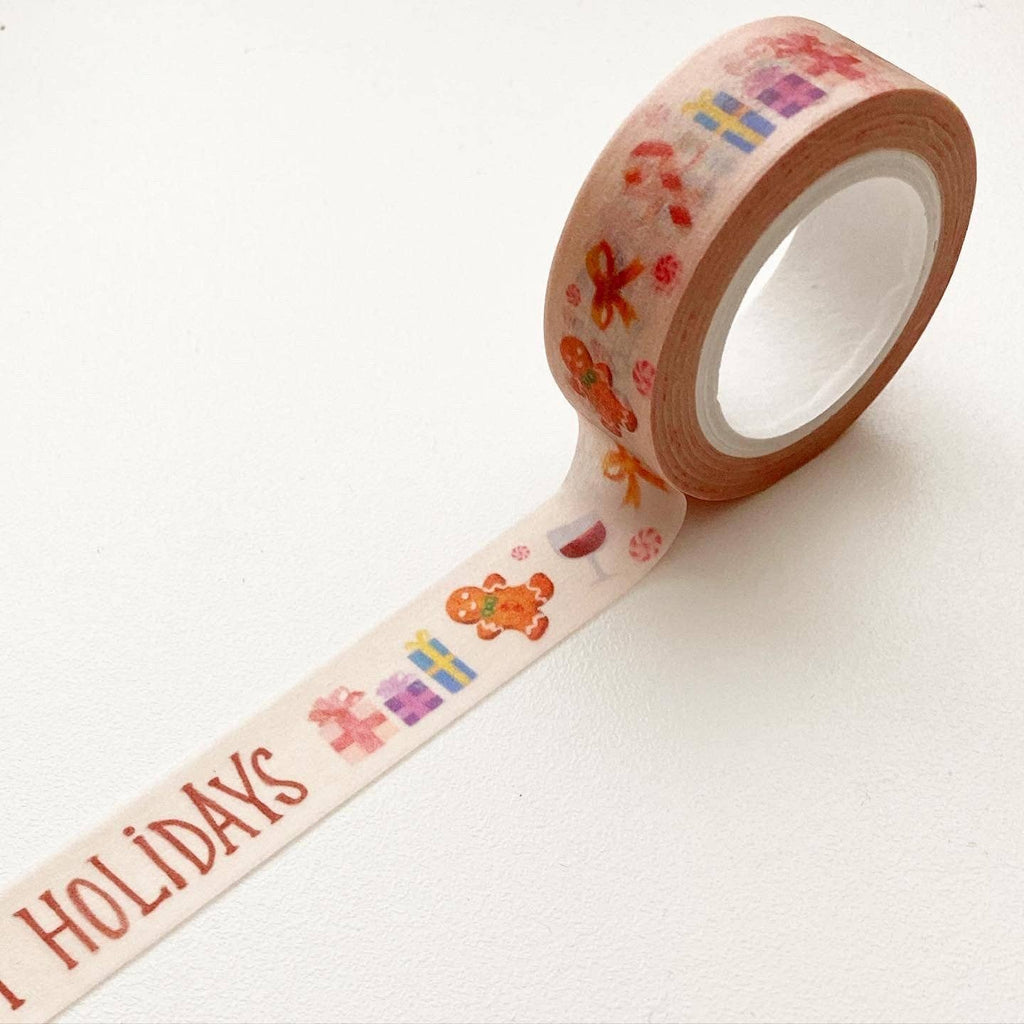 15mm Holidays Gingerbread Man Washi Tape