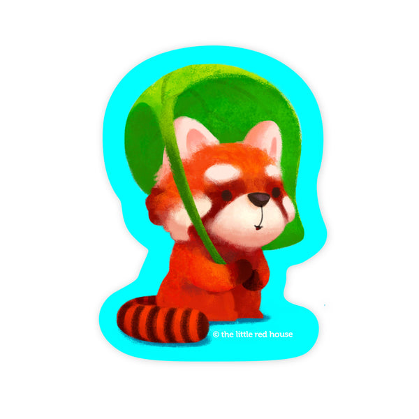 Red Panda Vinyl Sticker