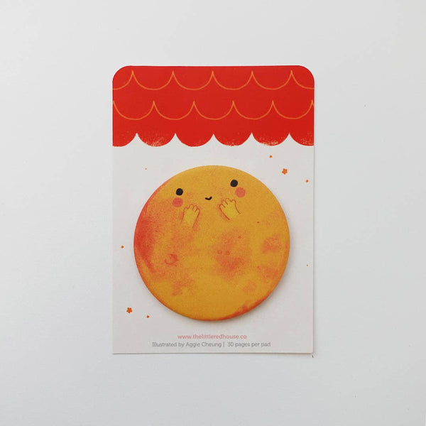 Happy Planet Die Cut Sticky Note