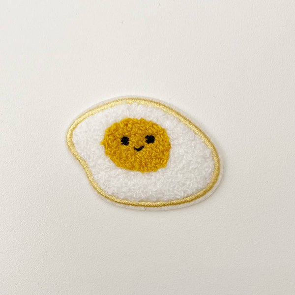 Egg Stick On Chenille Patch