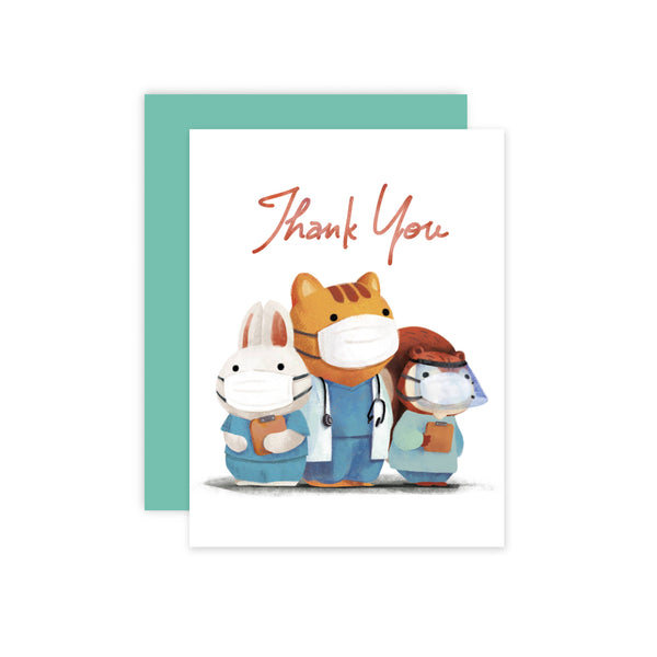 Medical Heros Thank You Card