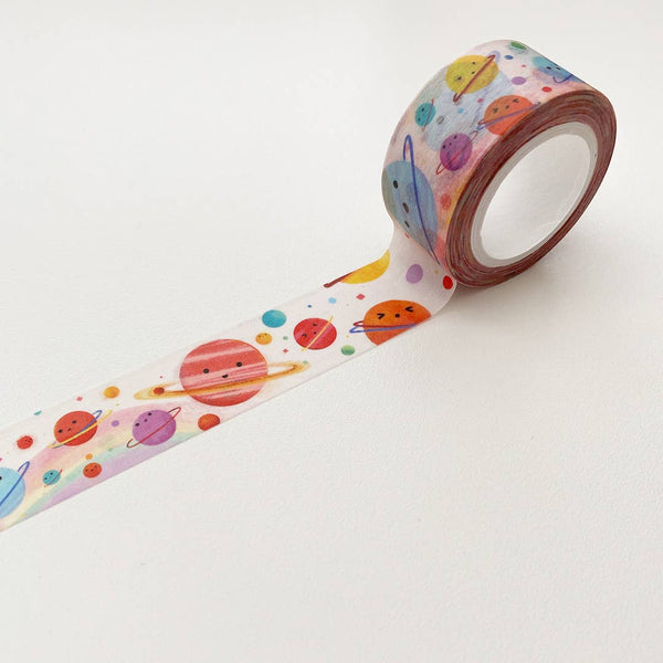 2cm Hula Universe White Washi Tape