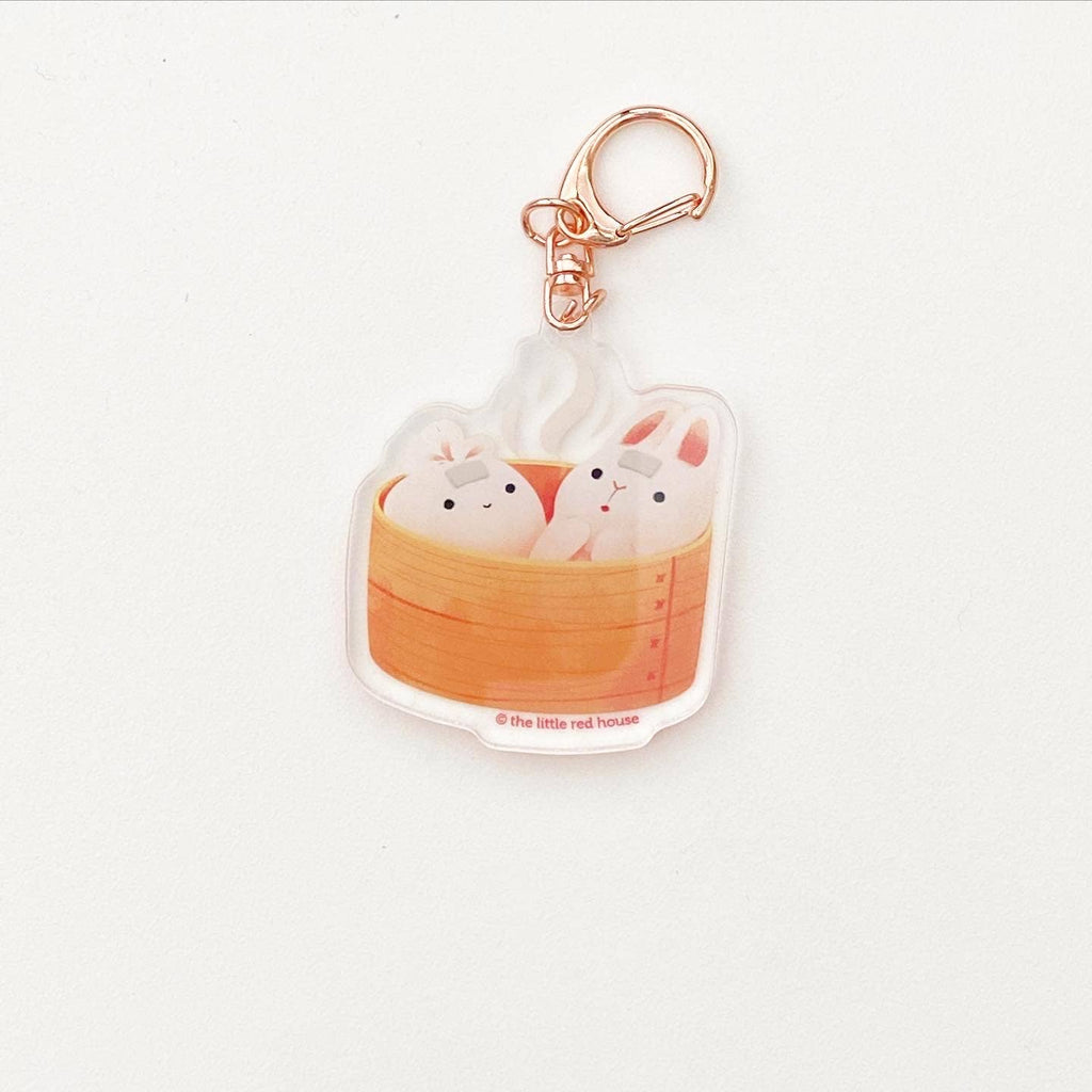 Bunny and Bao Acrylic Keychain