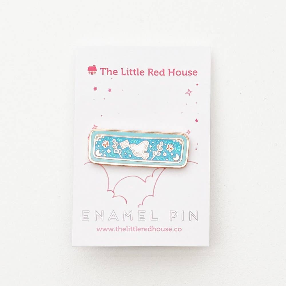 Pigeon Badge Speckle Enamel Pin