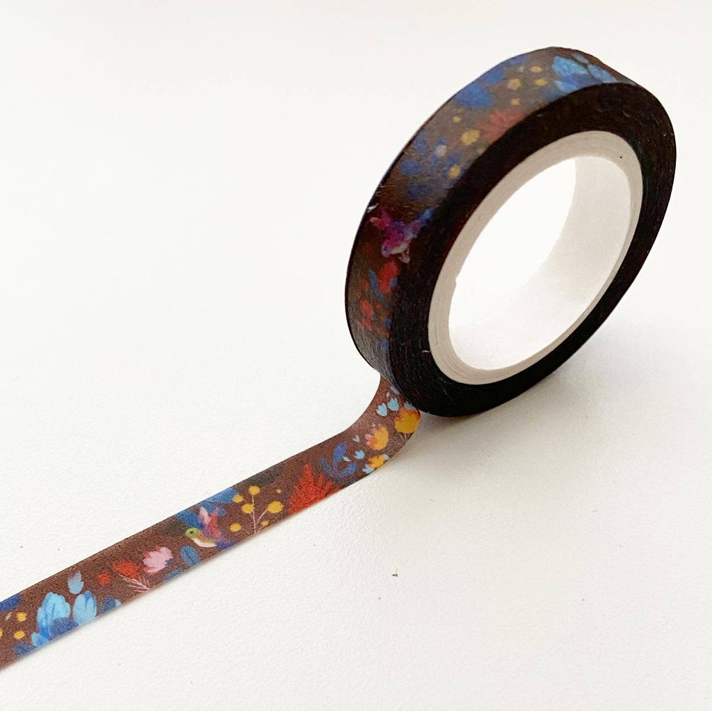 8mm Autumn Floral Washi Tape