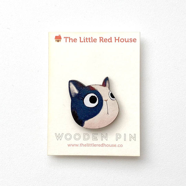 Mix Cat Wooden Pin