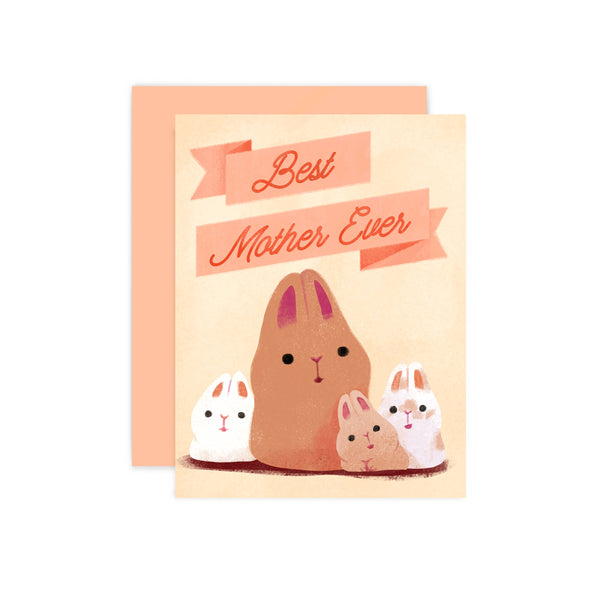 Best Mother Bunnies Card