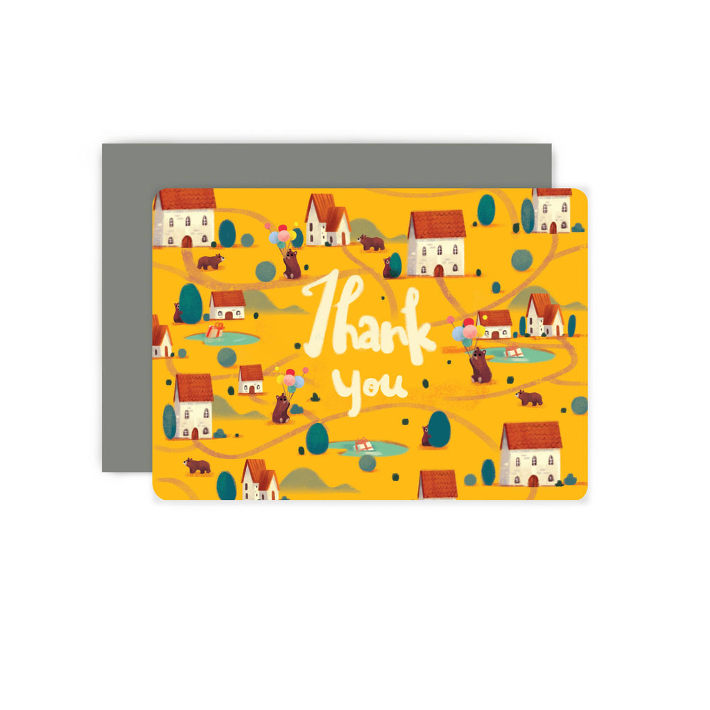 Village Thank You Boxed Cards