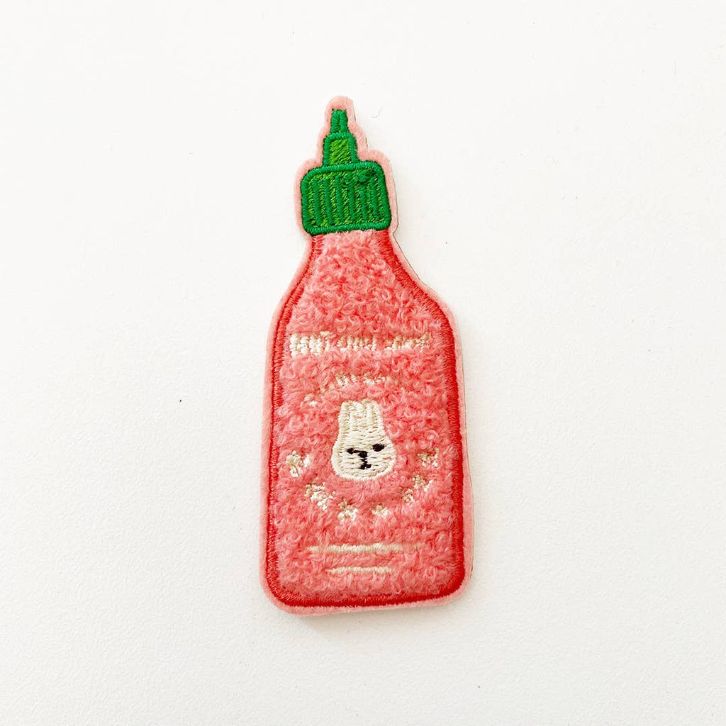 Hot Sauce Stick On Chenille Patch