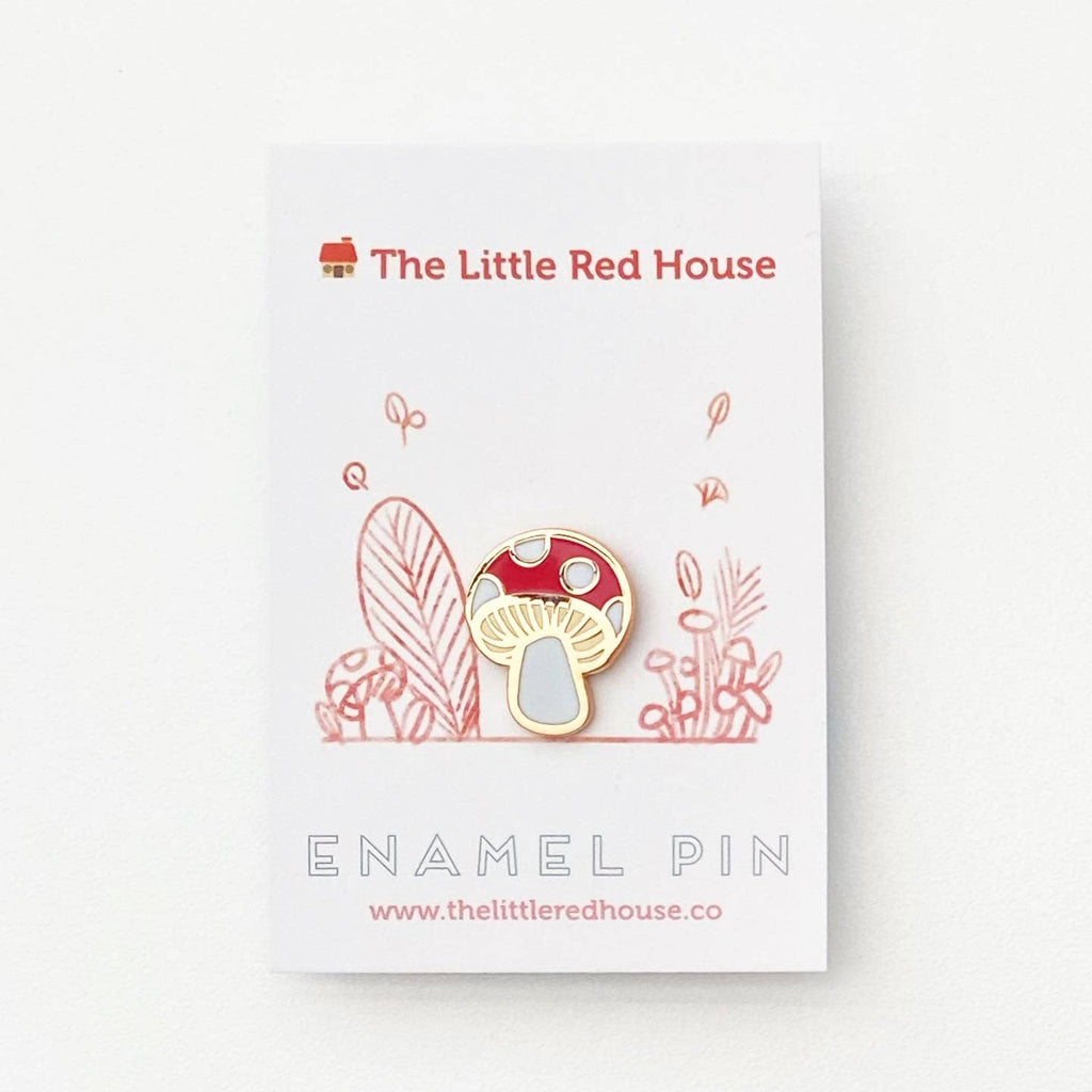 Small Mushroom Enamel Pin