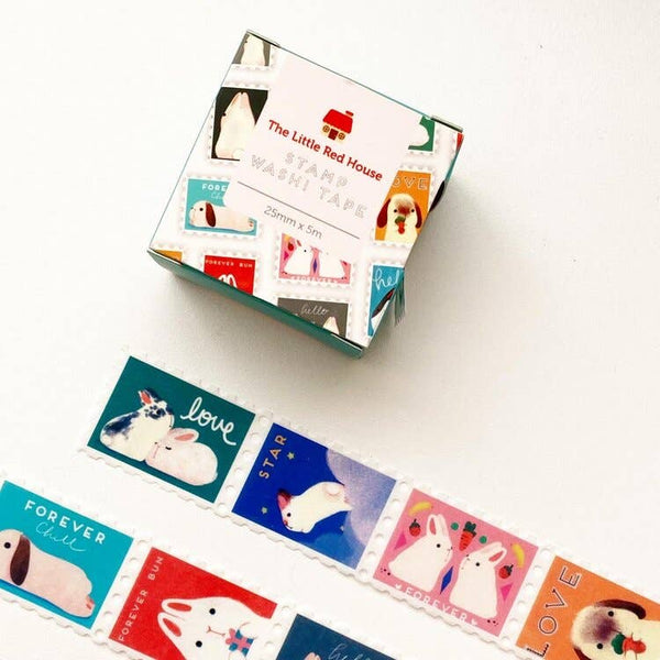 2.5cm Bunnies Stamp Washi Tape