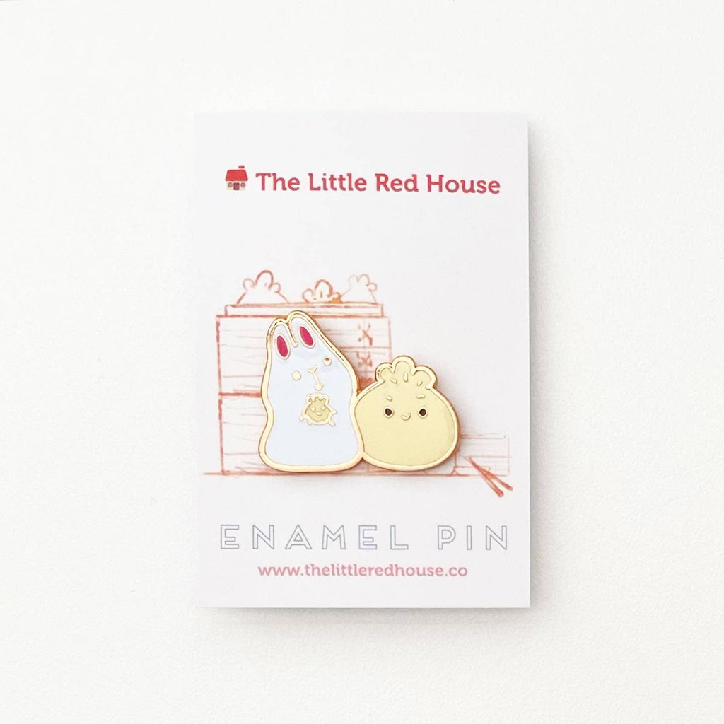 Bun Bun Holding Bun Enamel Pin