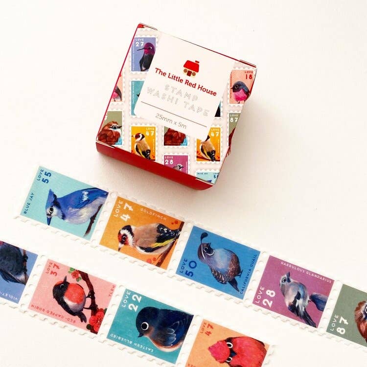 2.5cm Birdies Stamp Washi Tape